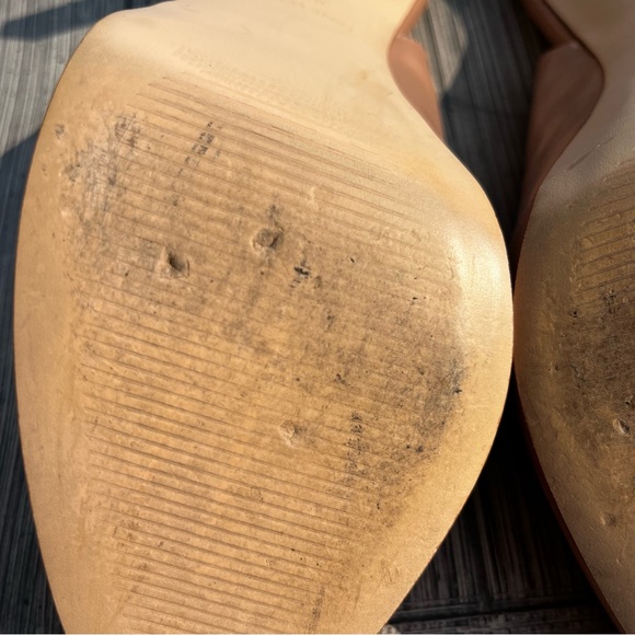 Nine West nude sling back pumps size 9 - Picture 4 of 4